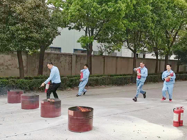Zhongyuan Group Yizheng Zhongxing Environmental Protection Technology Co., Ltd. conducted the 2021 fire safety drill